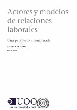 Actores y modelos de relaciones laborales