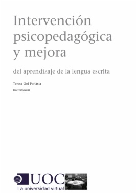 Intervención psicopedagógica y mejora del aprendizaje de la lengua escrita