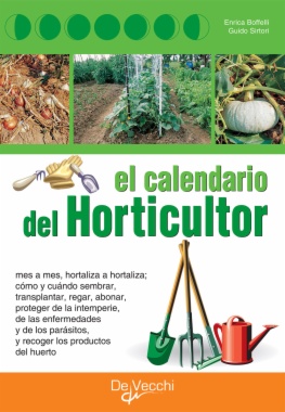 El calendario del horticultor