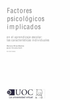 Factores psicológicos implicados en el aprendizaje escolar