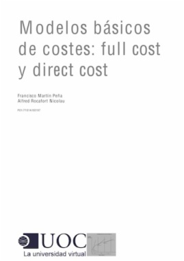 Modelos básicos de costes: full cost y direct cost