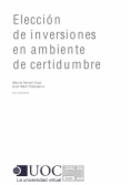 Elección de inversiones en ambiente de certidumbre