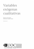 Variables exógenas cualitativas